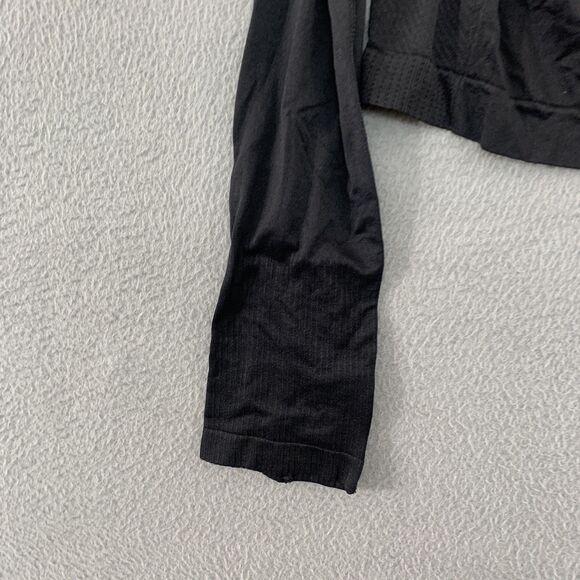 Athleta Girl Shirt Girls Large 12 Black Long Sleeve Thumbhole Athletic Top - Picture 9 of 11